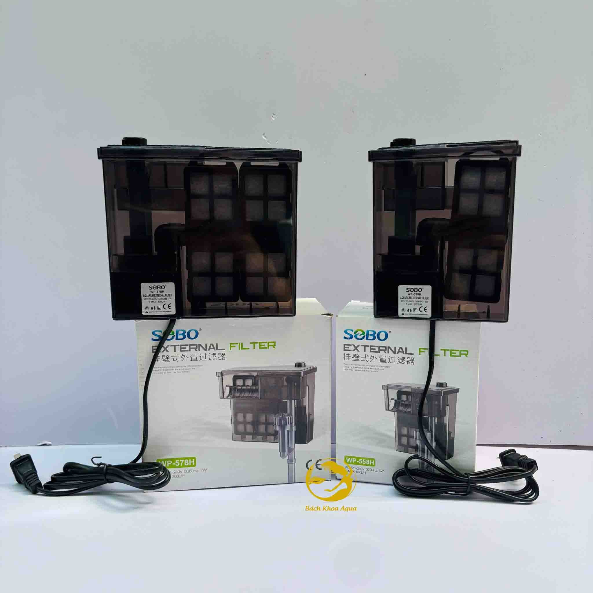 Lọc thác Sobo WP-558H / WP-578H lọc nước cho bể cá cảnh